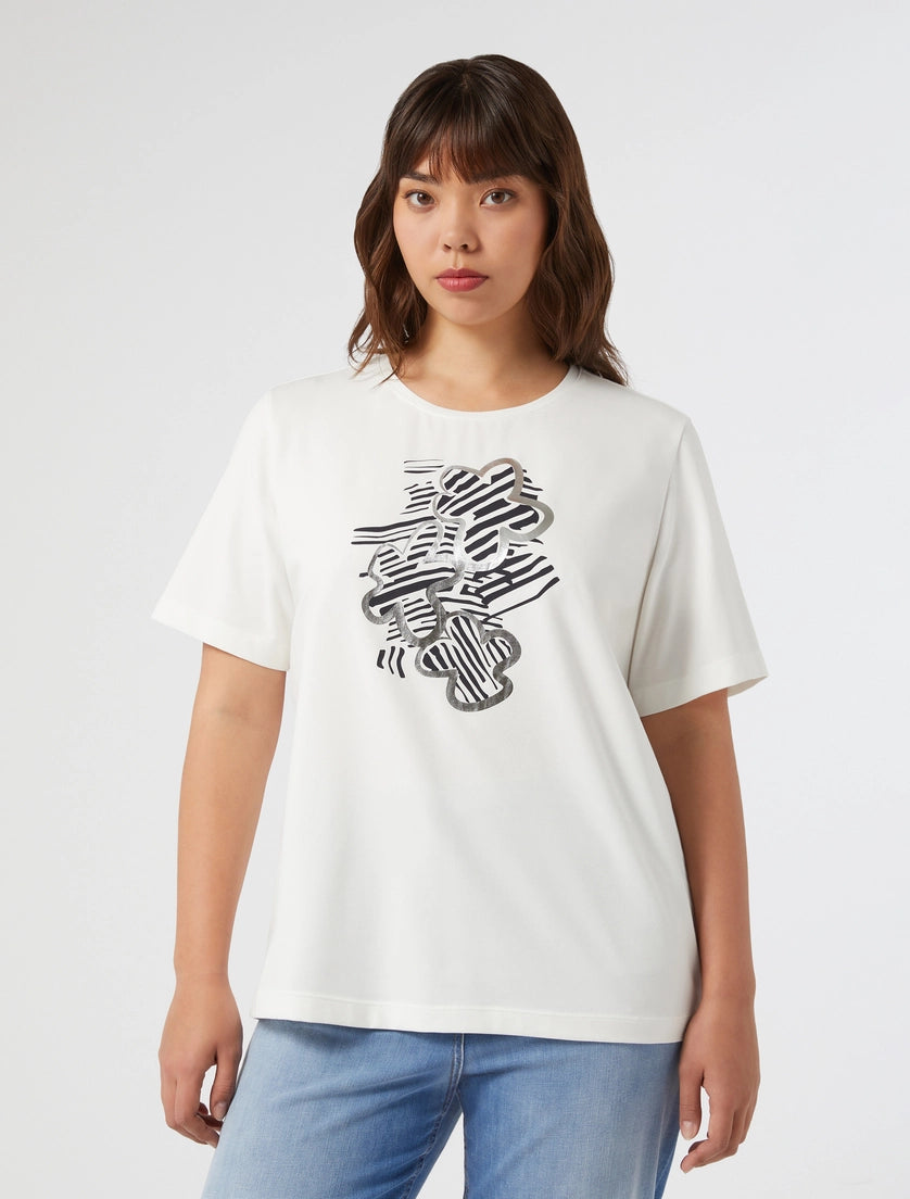 Persona t-shirt bianco seta romana