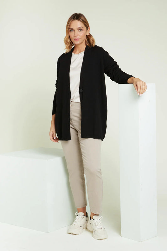 Cardigan Luisa Viola nero M060