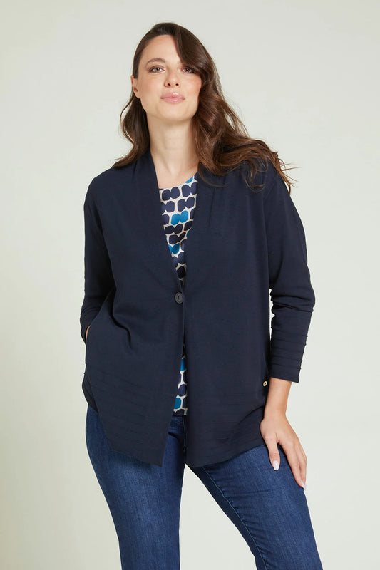 Cardigan Luisa Viola blu M982